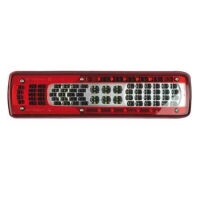 Zadní lampa Volvo FH4 LED L + SPZ boč.konektor 7pin 500mm