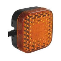 Pozička oranž LED hranatá MAN 65x65mm s kabelem