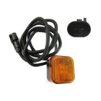 Pozička oranž LED MAN kostka+kabel 1,5m samec