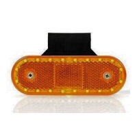 Pozička oranž LED oblá diody po obvodu+držák