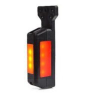 Pozička obrysová červ/bíl/oranž LED L