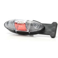 Pozička bíl/červ/oranž LED+držák 12/24V