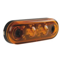 Pozička oranž LED RVI T + kabel+click