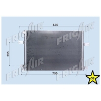 CONDENSER RENAULT TRUCKS MAGNUM E-TECH 00> - OE
