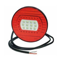 Zadní světlo PRO-DISC LED mlh+zpát. 12/24V kulaté 150/19mm+1,8m kabel