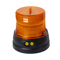Maják výstražný oranžový, magnetický, bateriový 4xAA, 16xLED, 118x112mm