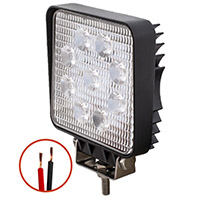Světlo pracovní 650 lumenů, 9xLED, 107x107x30mm
