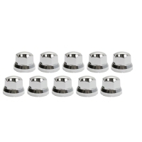 kryt matky kola pr. SW32 chrom plast nízká LOW 10ks