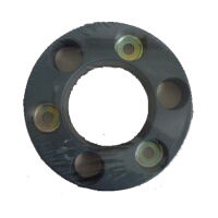 Prstenová poklice (volný střed), 6děr černá plast rozteč 250mm