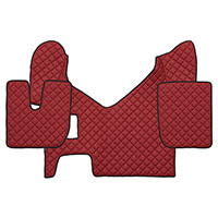 Koberec IVECO STRALIS HI-WAY (13-16) manuál - koženka, na celou podlahu, červený