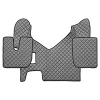 Koberec IVECO STRALIS HI-WAY (13-16) manuál - koženka, na celou podlahu, šedý