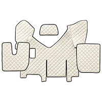 Koberec IVECO STRALIS HI-WAY (13-16) manuál, lednice - koženka, na celou podlahu, béžový