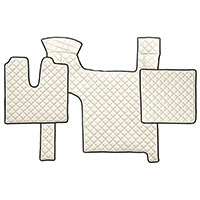 Koberec MAN TGX (07-17) manuál, 2 šuplíky - koženka, na celou podlahu, béžový