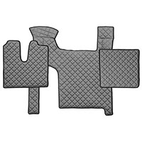 Koberec MAN TGX (07-17) manuál, 2 šuplíky - koženka, na celou podlahu, šedý