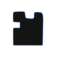 Koberec SCANIA R (05-16) manuál - velurový, středový, s modrým lemem