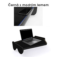 Polička MERCEDES ACTROS MP 1 (96-02) - středová, černá s modrým lemem