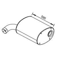 Iveco Stralis - výfuk lowdeck