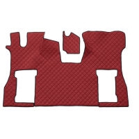 Koberce kožené SCANIA R/S2016- červené,pneum.spolujezdec