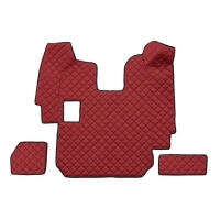 Koberce kožené SCANIA R 06-10,manual červené