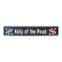 Zástěrka KING OF THE ROAD 38 x 240cm