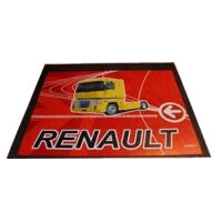 Zástěrka RENAULT 600x480mm s autem a nápisem červená