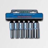 Sada prodlouž. hlavic 1/2" 6ks