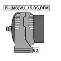 alternátor 24V/110A MB Actros