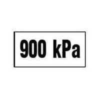 Samolepka tlaků 900kPa