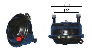 Válec brzdový 20" kot. brzda universal 120mm M16